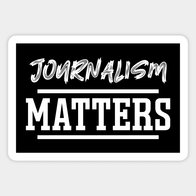 Journalism Matters Magnet by colorsplash